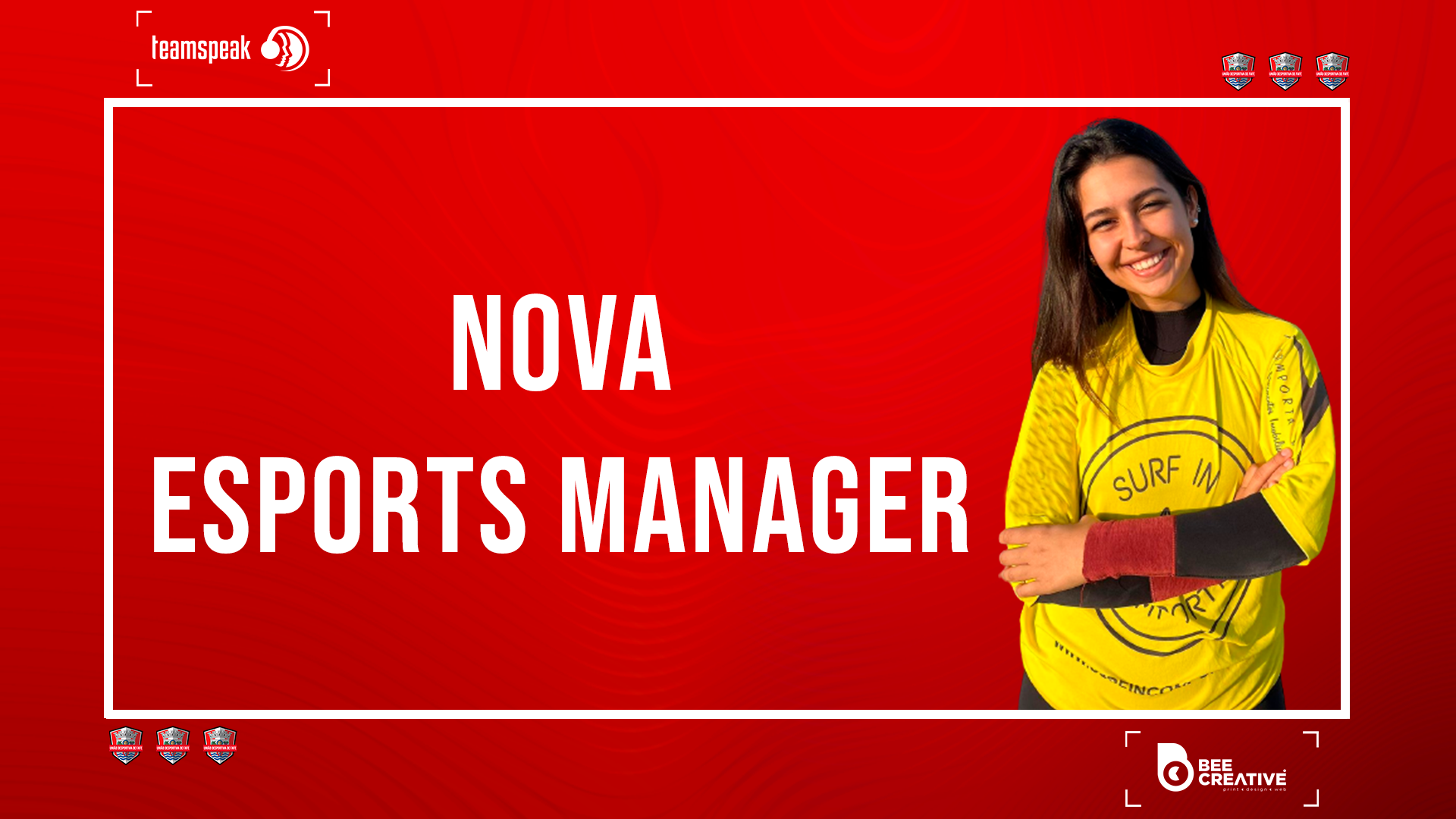 UDFafe Esports anuncia nova Gestora de Esports: Bea Agulheiro